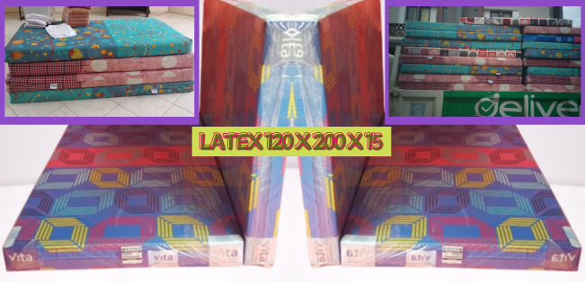 KASUR LATEX UK. 120 x 200 x 15