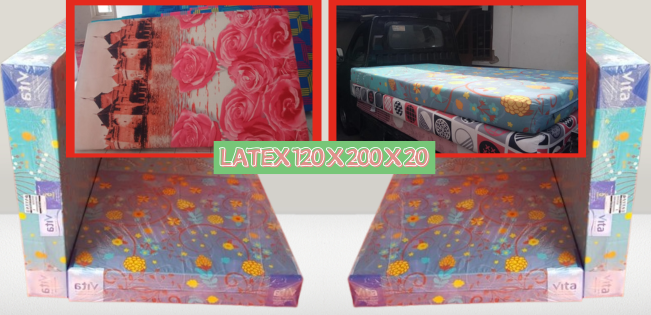 KASUR LATEX UK. 120 x 200 x 20
